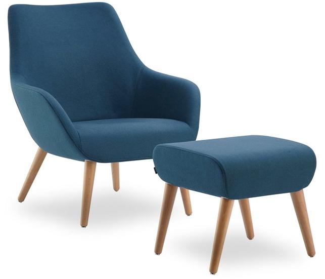 B&T Design Кресло из ткани с подлокотниками Lamy sun-id-1446021 - Вид №3