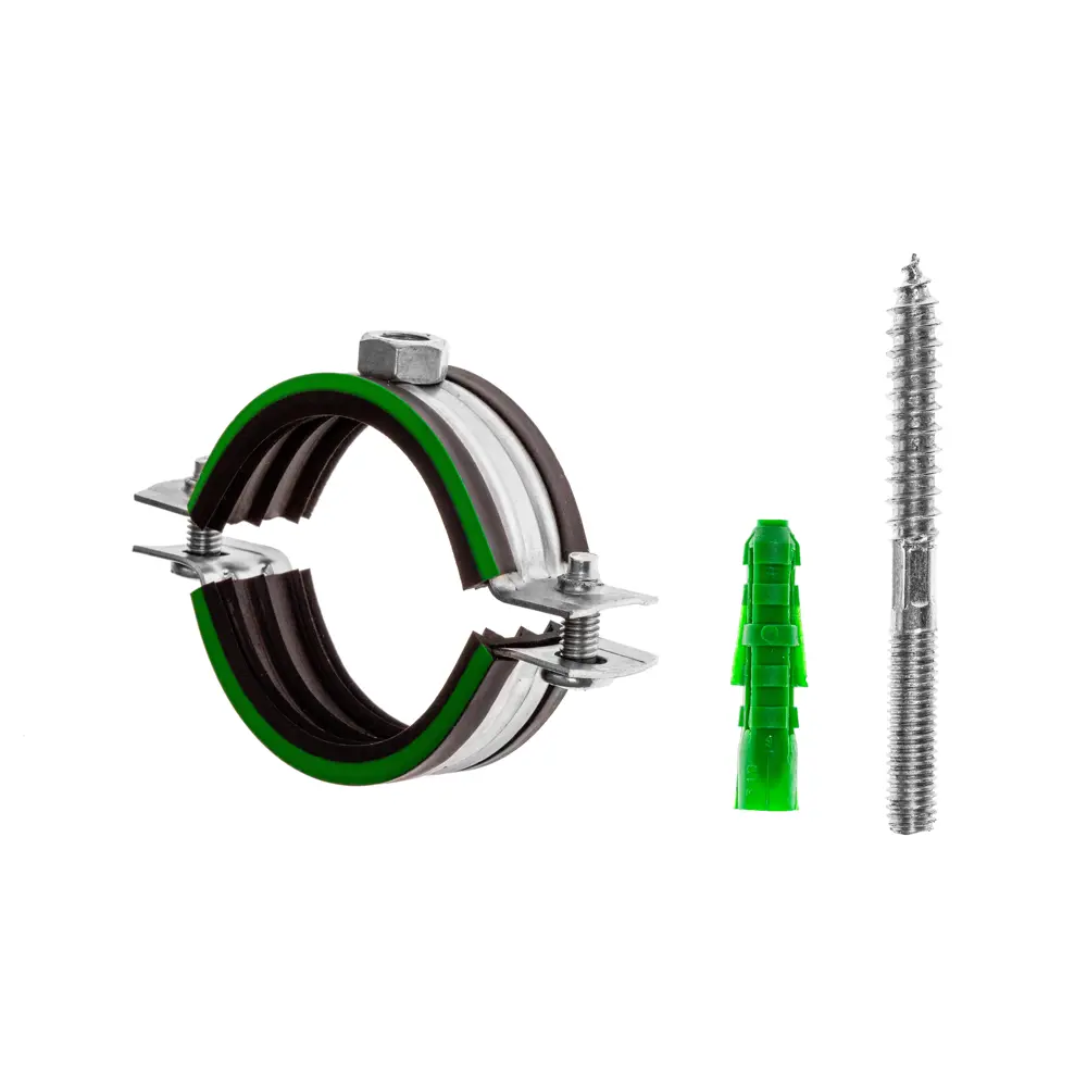 Хомут крепежный MAYER для труб с антивибрационным уплотнением 84858785 STLM-0056344 - Вид №1