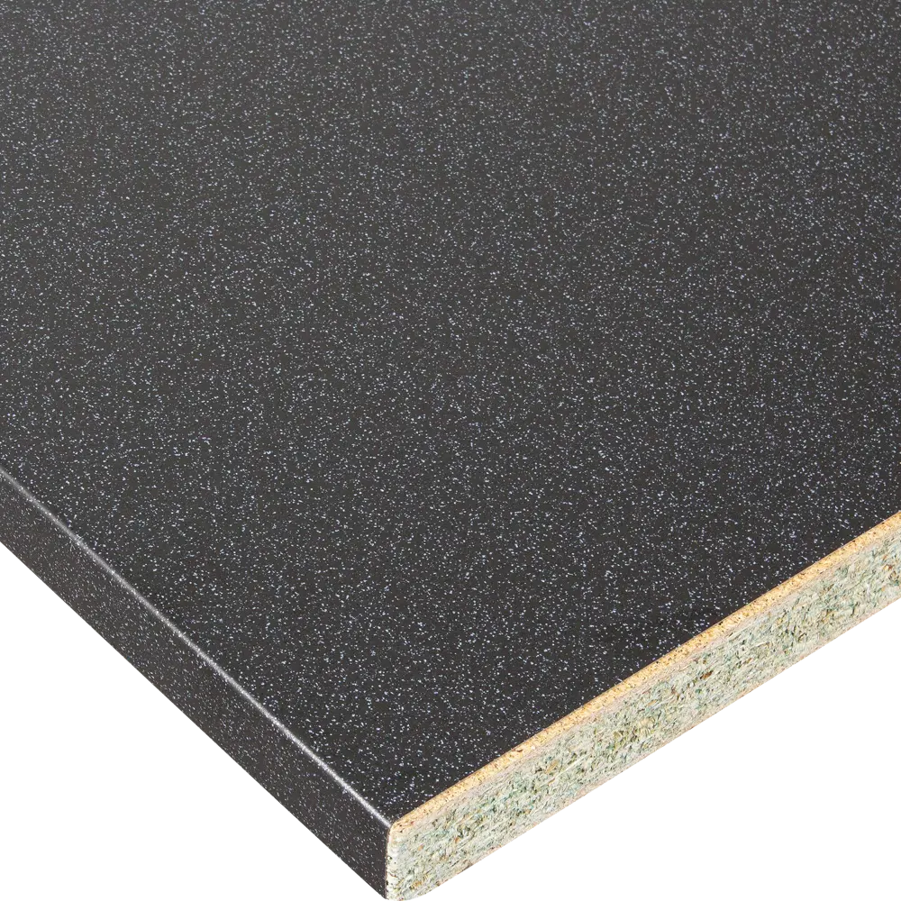 Столешница Блэк 240x3.8x60 см ЛДСП цвет чёрный 82113207 STLM-2127111 Santreyd - Вид №1