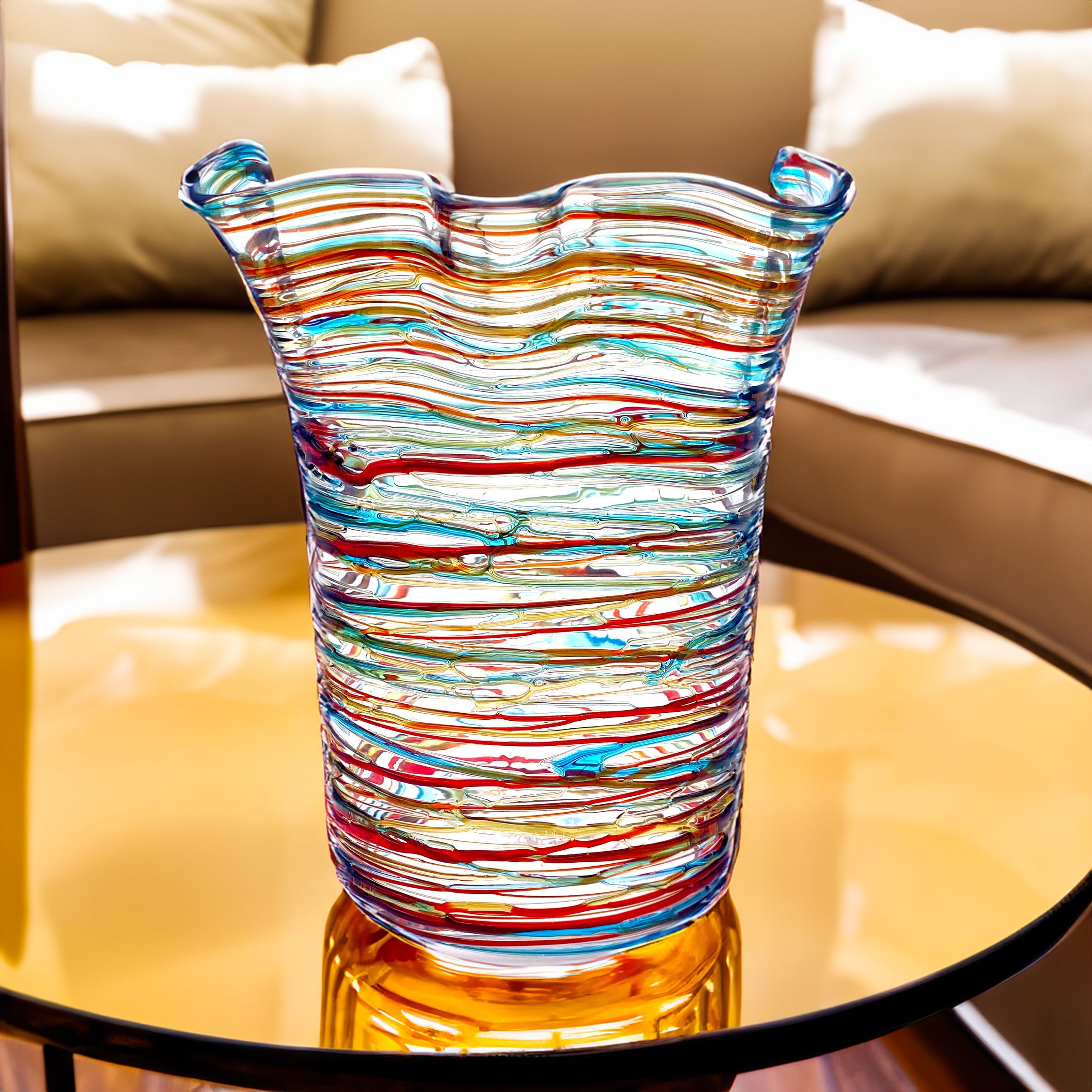 ВАЗа ручной работы из муранского стекла YourMurano Wired Vases ARCH-00144985 - Вид №2