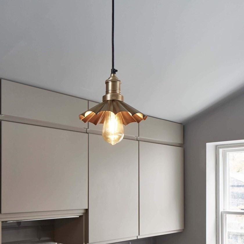 Industville Подвесной светильник из латуни Brooklyn Br-up8-b-bh - Вид №2