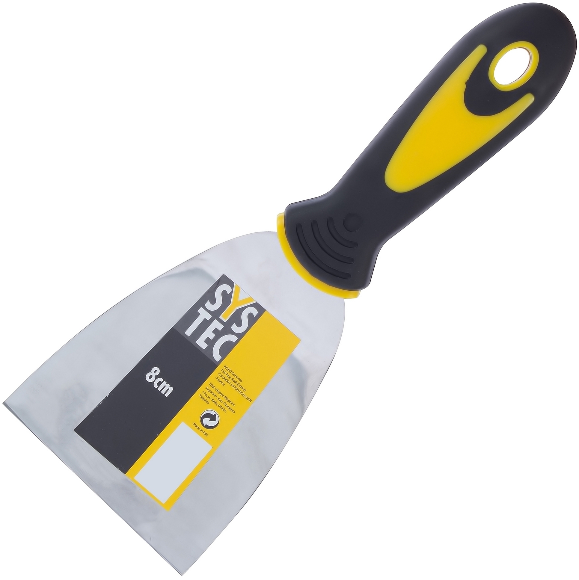 Шпатель SYSTEC 80 мм для точных работ с нержавеющим лезвием 18135587