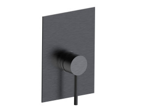 Однорычажный смеситель для душа из нержавеющей стали с пластиной