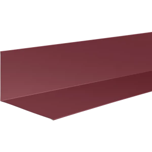 Планка примыкания верхняя 147x250 мм 2 м 0.4мм RAL 3005 Красный 84427773 STLM-2172281