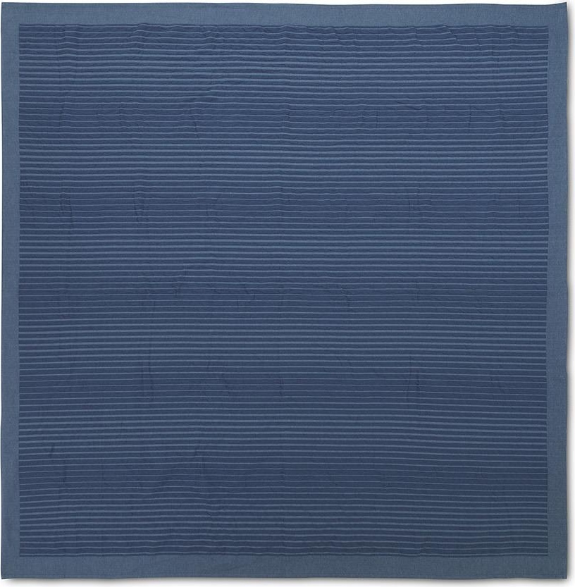 620513 Покрывало для сна 250x250 Fading Stripes Dark Blue Normann Copenhagen 