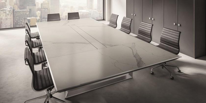 IFT Стол для переговоров из технической керамики с эффектом мрамора 45/90 sun-id-1365643 - Вид №1