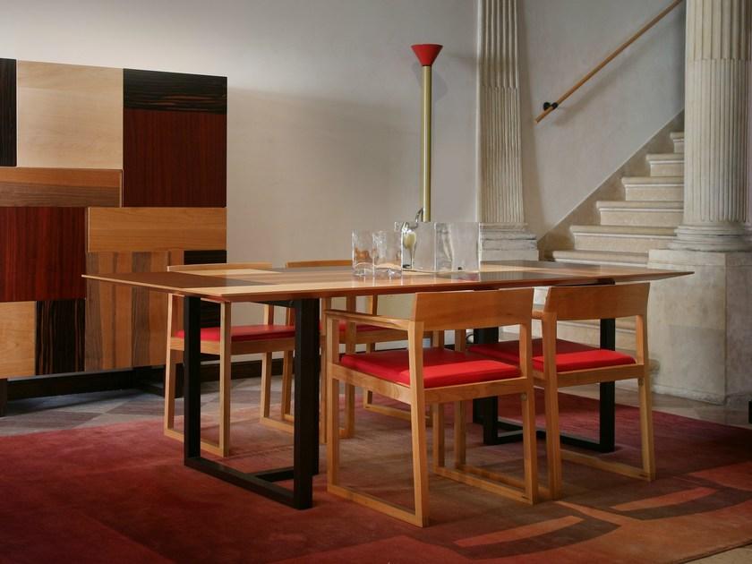 Morelato Стул из вишневого дерева с подлокотниками Contemporaneo Art. 3891 - Вид №4