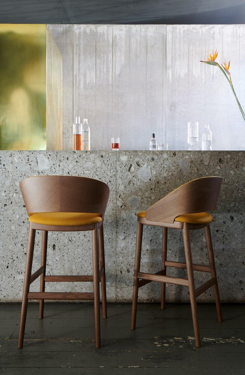 Very Wood Табурет со спинкой с подставкой для ног Odeon sun-id-1440449 - Вид №4