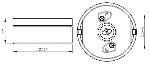 Фарфоровый потолочный светильник Ifö Electric Cool ARCH-00103987 - Вид №3