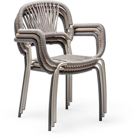 CHAIRS & MORE Стул из морской веревки с подлокотниками Moyo sun-id-1375683 - Вид №6