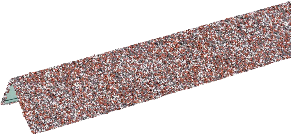 82587725 Угол внешний гранулят Hauberk 1.25 м. цвет мраморный STLM-1016990