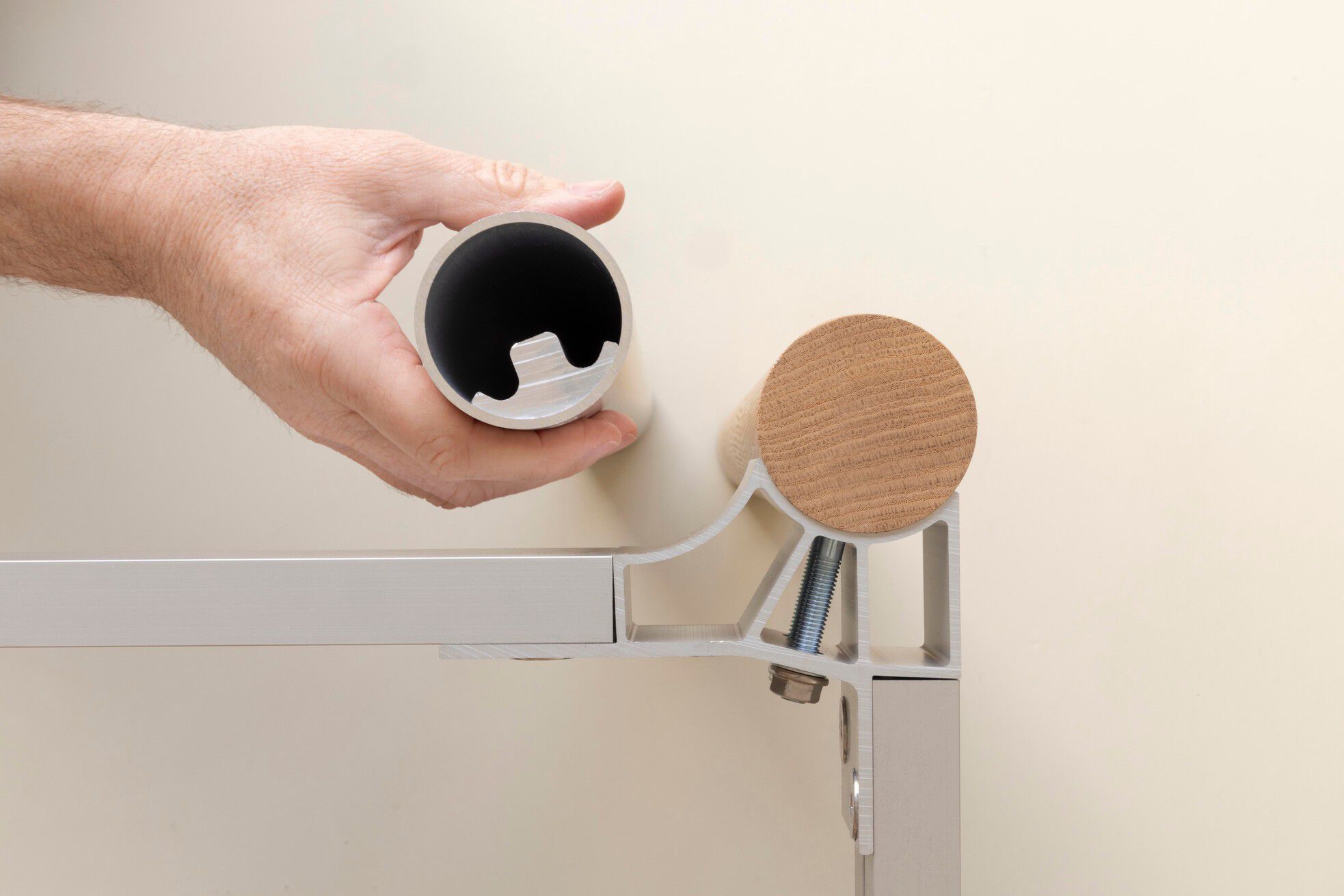 Овальный стол с алюминиевыми ножками или массивным дубом Hay пристройка ARCH-00085823 - Вид №16