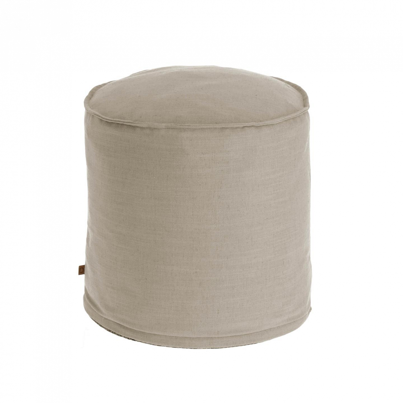 082586 Пуф Ø 42 см бежевый La Forma Maelina  - Вид №1