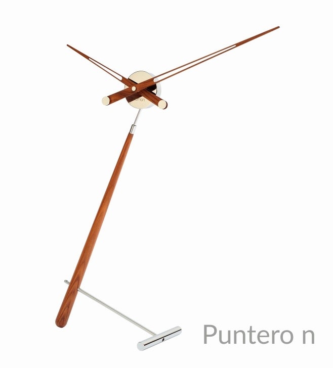 005280 Настольные часы N хром-орех Nomon Puntero  - Вид №1