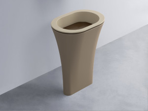 AMLA65-AV+AMPILO-CA+AMCOLO-AN Раковина Amedeo Ovale отдельностоящая cielo Enjoy + Amedeo