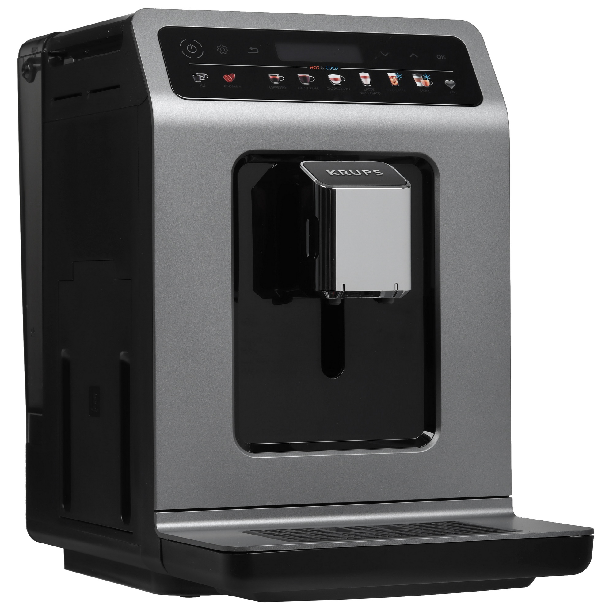 5636041 Кофемашина автоматическая Krups Evidence Hot & Cold EA898GF0 серый STDN-0099290