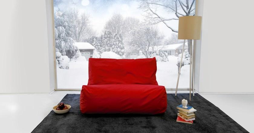 Pusku pusku Двойное садовое кресло с обивкой из полиэстера Ox sun-id-1423961 - Вид №1