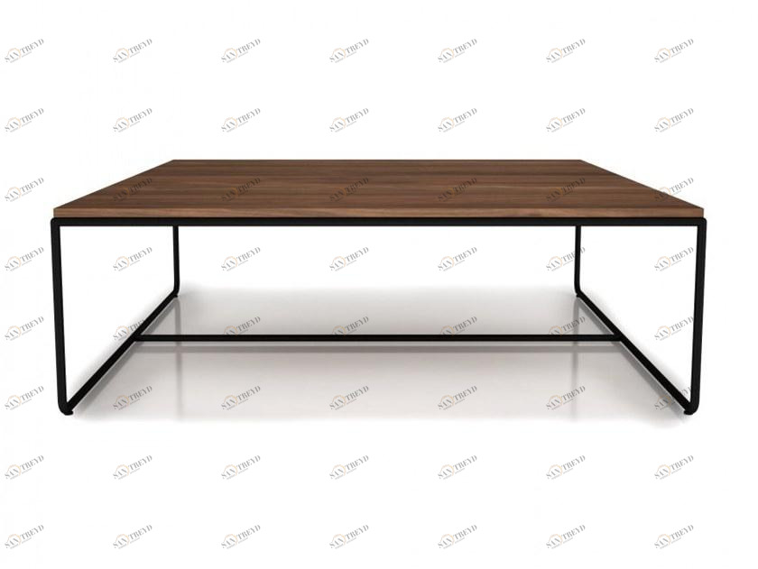 Huppé Квадратный журнальный столик из ореха Linea 2370 HUPPE