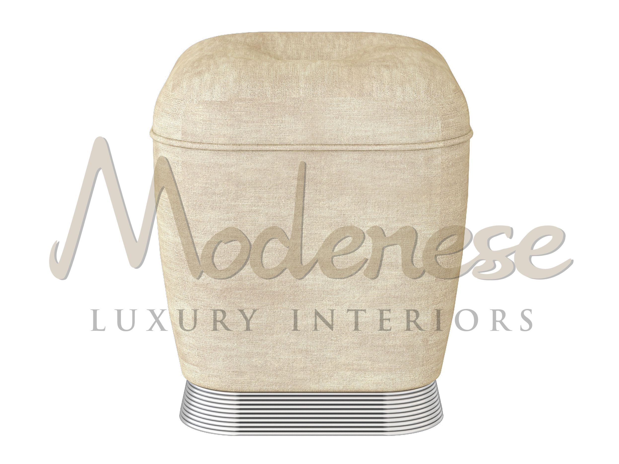 Прямоугольный пуф из ткани Modenese Luxury Interiors VELVET ARCH-00041937 - Вид №1