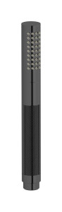 Накатная насадка для душа WE ARE IB sh036mb Black Chrome RICAMBI