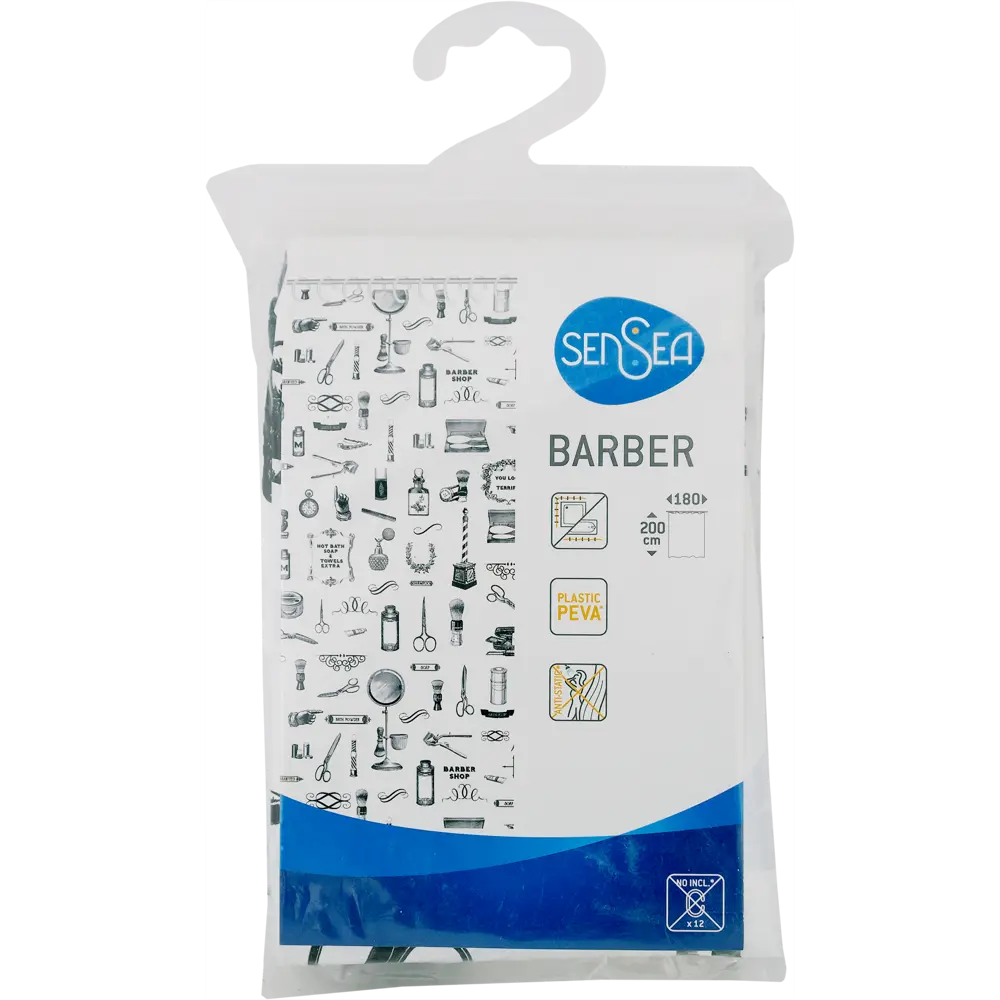 Штора для ванной комнаты Sensea «Barber» 180х200 см 18425120 STLM-2024902 - Вид №5