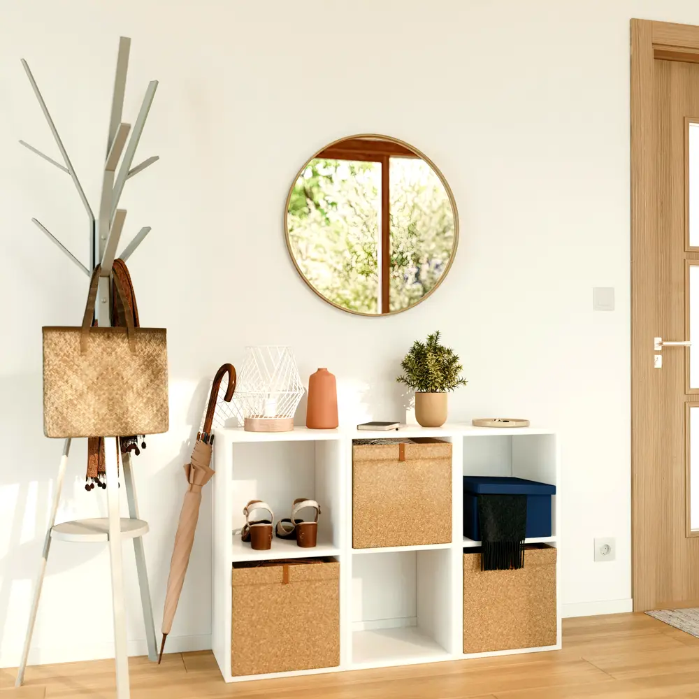 Короб Spaceo KUB L 31x31x31 см 30 л пробковый STLM-2151702 - Вид №11