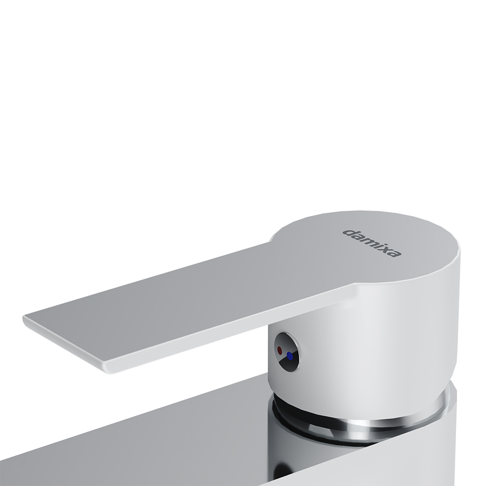 840210000 смеситель для умывальника без дк белый Damixa Origin Elegance  - Вид №5