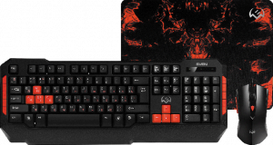 SV-018863 Игровой набор клавиатура+мышь+коврик gs-9000 (114кл.+6кл, 8 смен. кл.) Sven