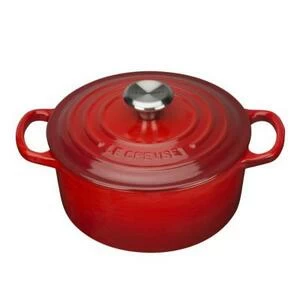 Кастрюля чугунная Le Creuset, Ø18 см, бордовая
