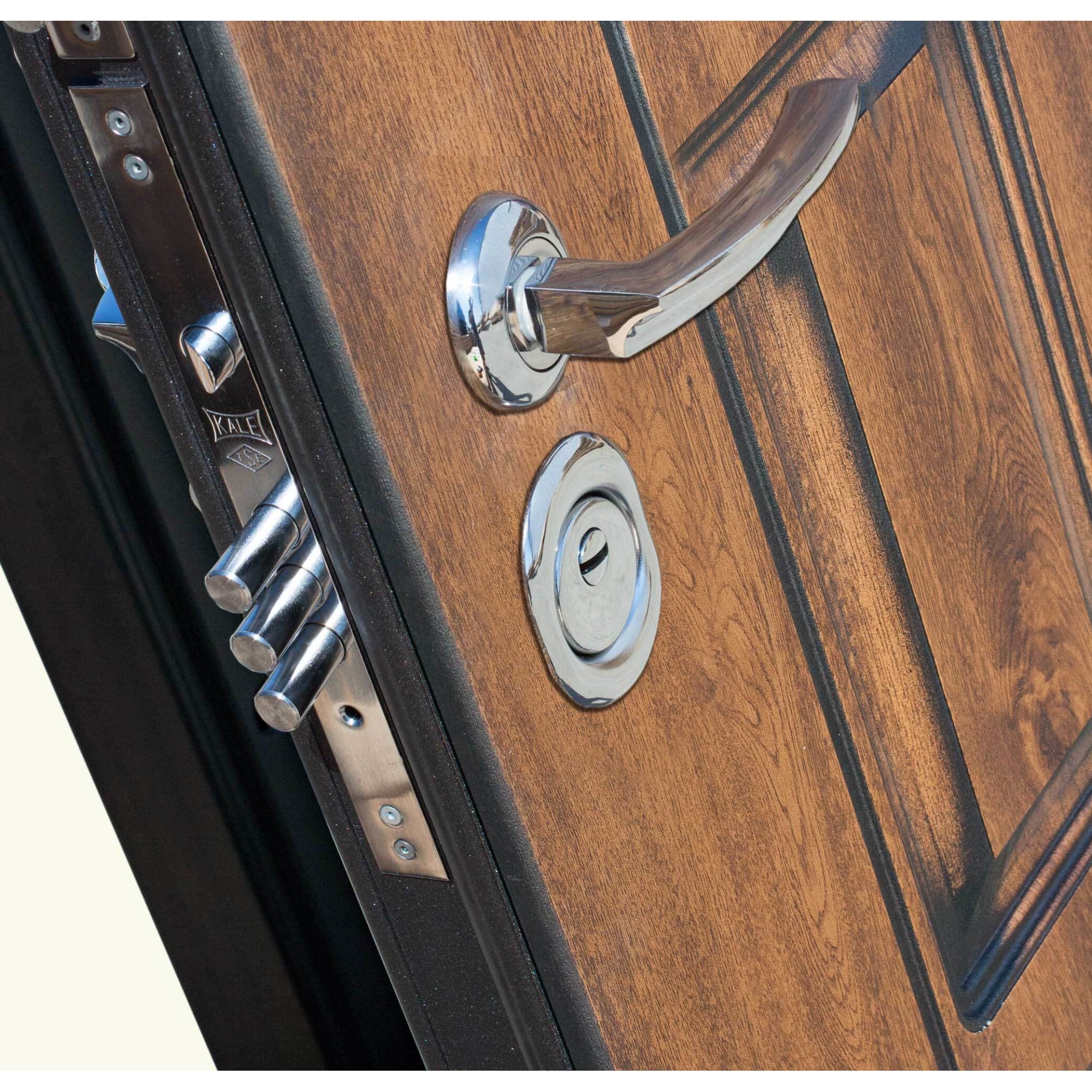 82120545 Дверь входная металлическая Мюнхен, 860 мм, левая, цвет белый винорит Santreyd  - Вид №2