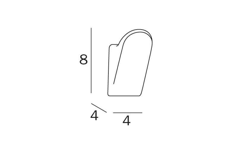 Хромированный латунный халат INDA® HOTELLERIE ARCH-00041558 - Вид №2