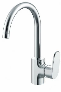 Смеситель для кухни с высоким поворотным изливом PURE F7105161C bravat