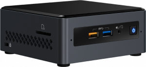 BOXNUC7CJYH2 Nettop nuc, celeron j4005, 2.7 ghz, ddr4 sodimm (up to 2400mhz/8gb), vga hd graphics(2xhdmi 2.0), 4xusb3.0, 1x2.5hdd, wifi+bt, shxc, powercord eu, 961253 Intel
