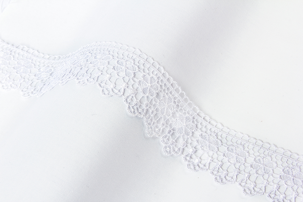 3298 Гипюр 55 мм в пакете Турция белый Gamma 