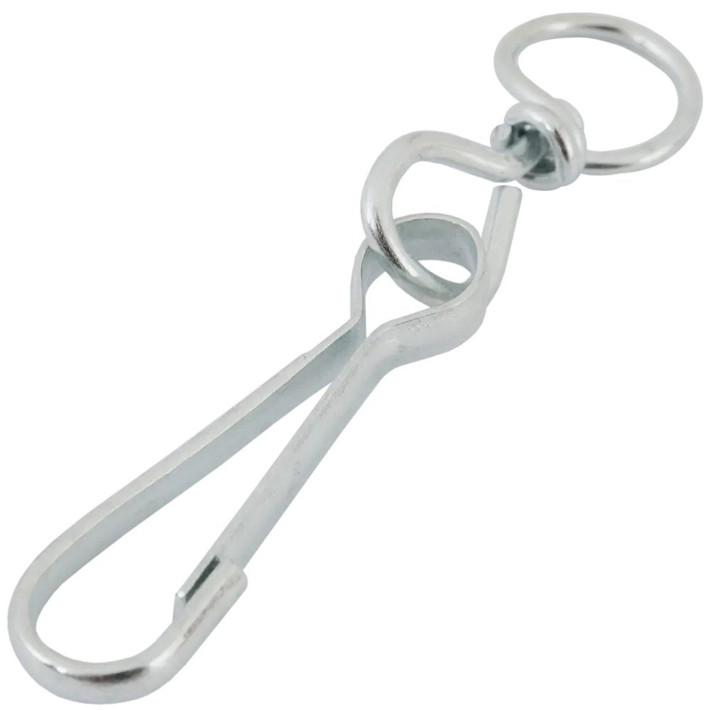 Карабин с вертлюгом тип А, оцинкованный, 60 мм НЕВСКИЙ КРЕПЕЖ STLM-2129999