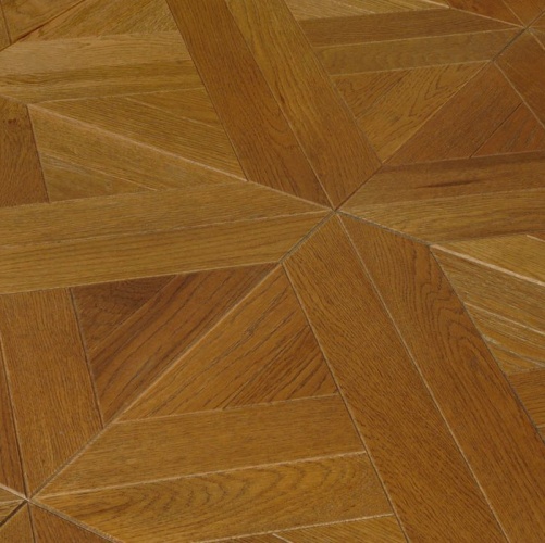 Модульный паркет Marco Ferutti Linea Linea Коньяк Дуб с брашью (Текстурированная) 405х405 мм 2600600028 - Вид №5