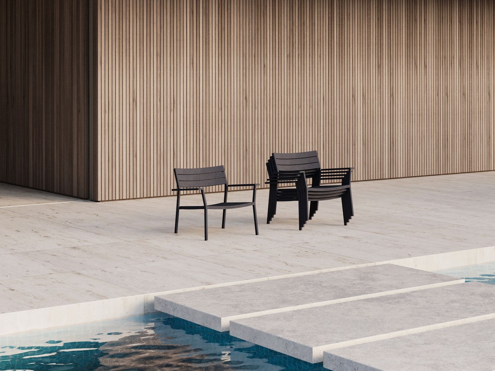 Алюминиевое кресло с порошковым покрытием Case Eos ARCH-00108936 - Вид №15