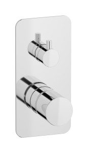 Внешние части встроенного в стену смесителя на 3 потребителя WE ARE IB rr312cc Chrome Brera