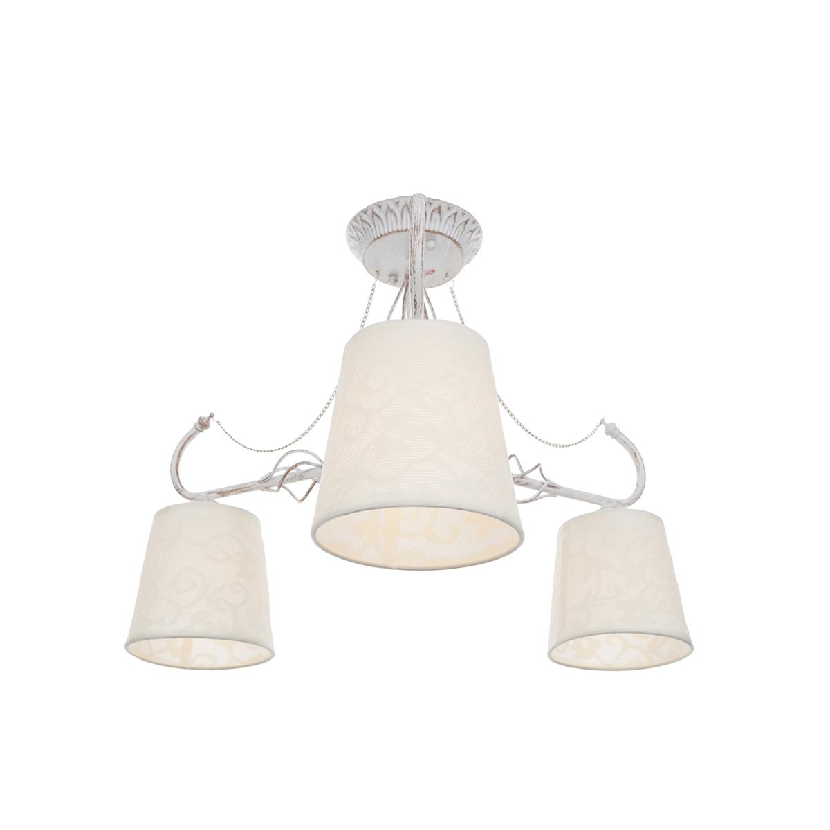Потолочная люстра IDLamp Vilucchio 556/3PF-Whitepatina IDLAMP VILUCCHIO 184006 Белый  - Вид №1