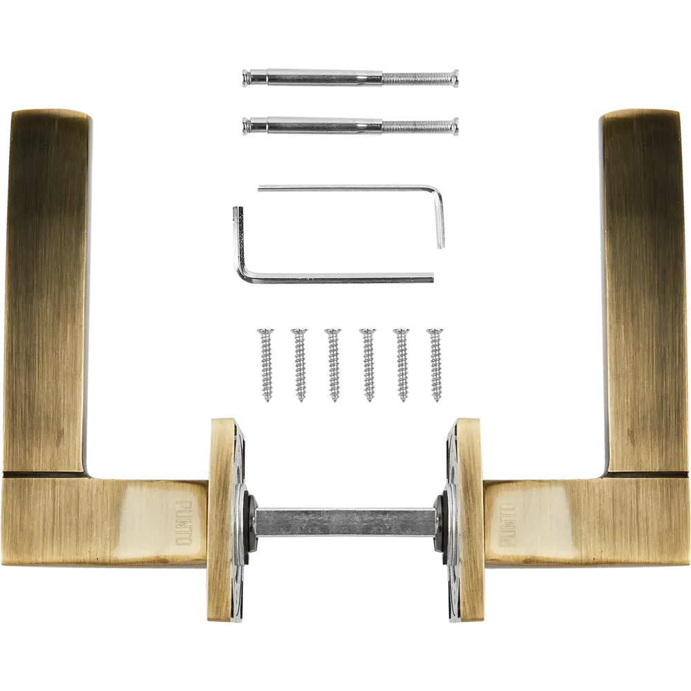 Дверные ручки PUNTO Tech для межкомнатных дверей в бронзовом исполнении 85202853 STLM-0059824 - Вид №1