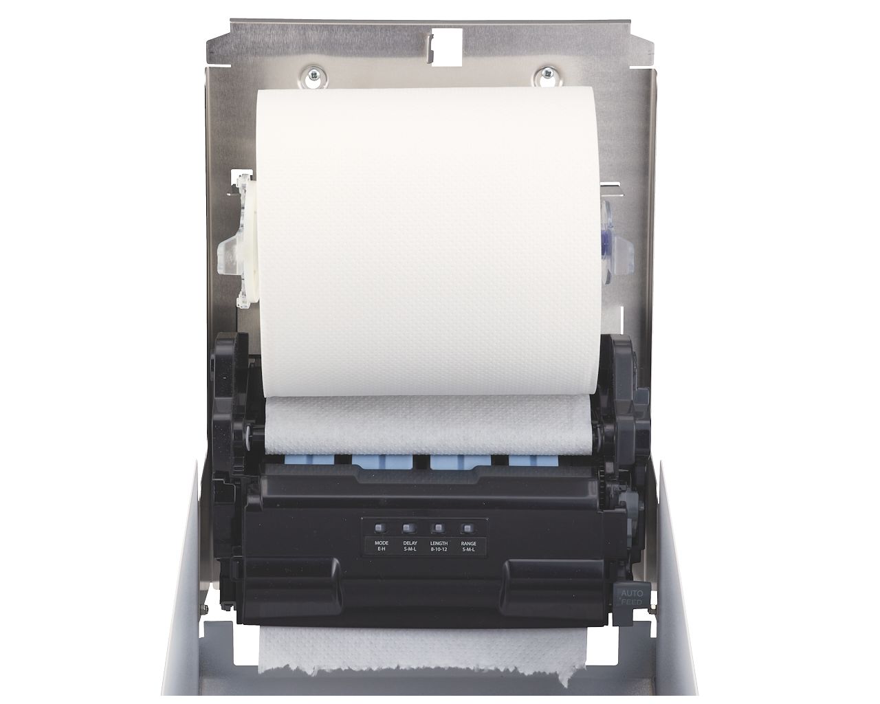 CSB503 Автоматический бесконтактный диспенсер для бумажных полотенец в рулонах STELLA WHITE LINE AUTOMATIC MAXI, белый Merida  - Вид №7