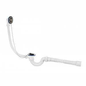 Сифон д/ванны МИНИ Элит 1 1/2 нер.вып. гиб.тр. 40х50 (30980654) МИНИ Элит