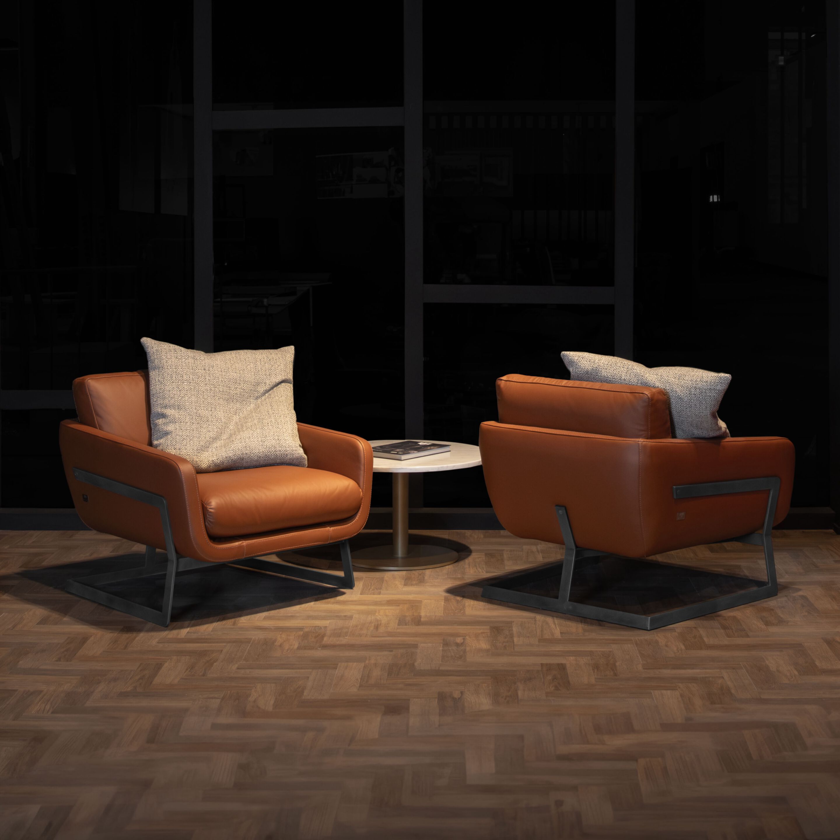 Круглый мраморный журнальный столик Wayne Enterprises Home Collection WE-037/L ARCH-00036260 - Вид №4