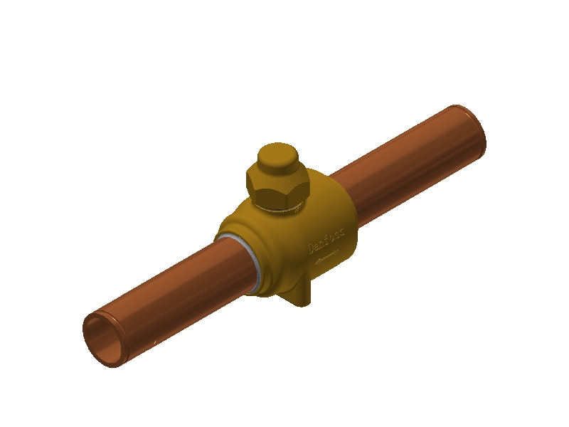 Danfoss GBCH — Запорные шаровые краны для CO2 90 бар GBC 6s H Кран запорный шаровой 009L7395  - Вид №10