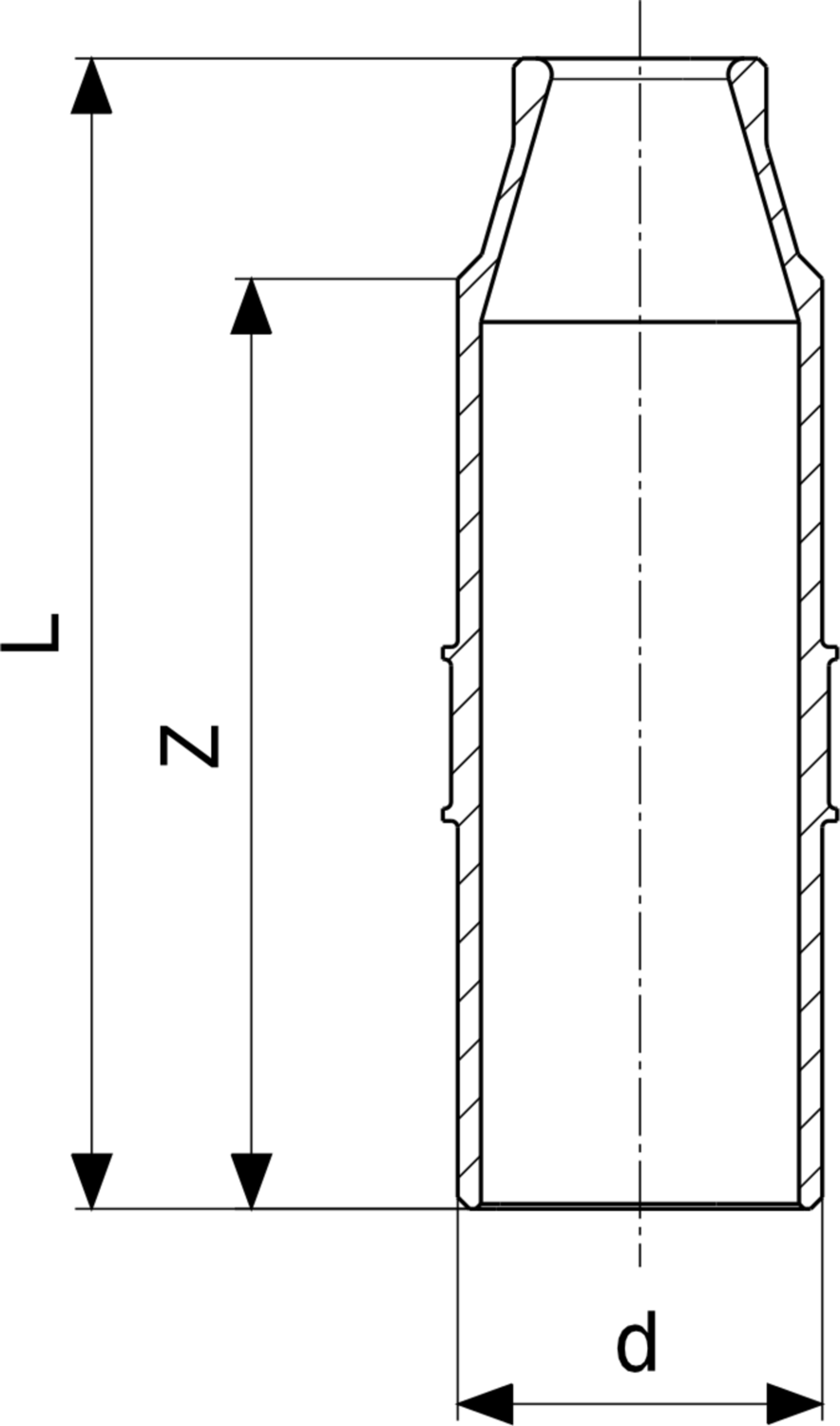 696 269 Модель 2211.5 Трубопроводные системы  Sanpress  Водорозетки Santreyd  - Вид №3