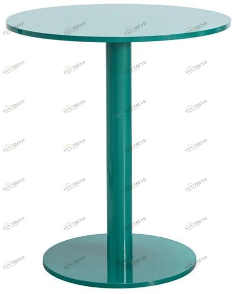 valerie_objects Круглый стол из лакированного алюминия  V9016034c/b 