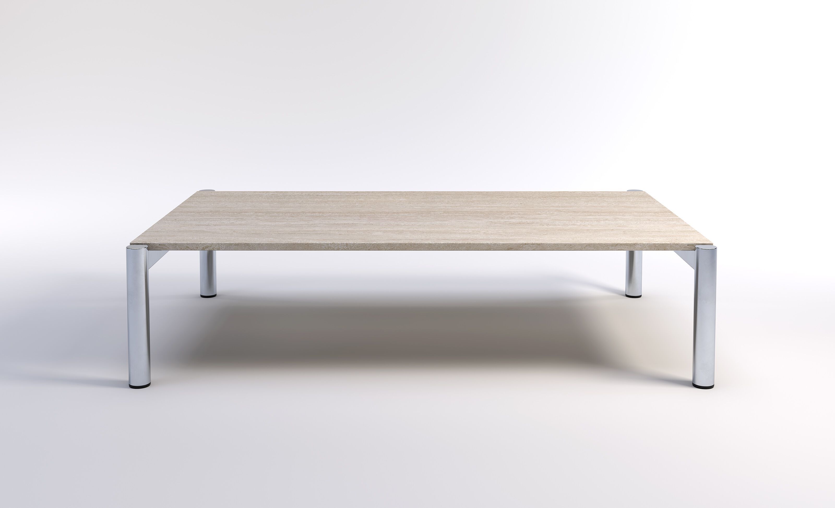 Каменный прямоугольный низкий журнальный столик Phase Design Fryman ARCH-00063695 - Вид №5