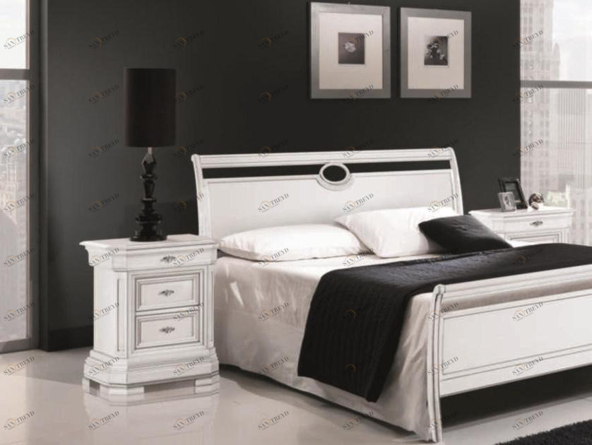 Arvestyle Прикроватная тумбочка из массива дерева с ящиками Capri Sl-0222