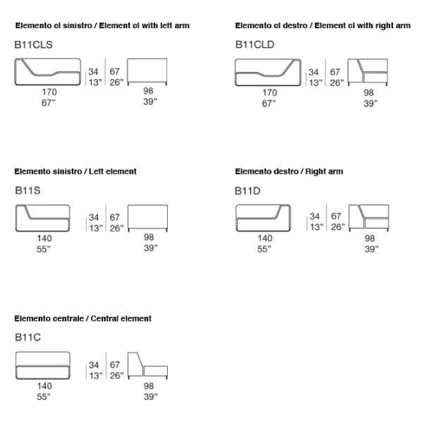 Модульный садовый диван Paola Lenti остров ARCH-00033163 - Вид №10