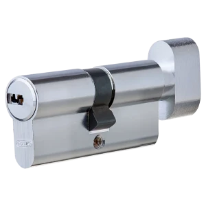 Цилиндр Abus 30х30 мм, ключ/вертушка, цвет никель 82389989 STLM-2047229